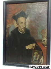 Siglo xvii-xviii o/l san fco de borja de escuela cuzquena o toledana