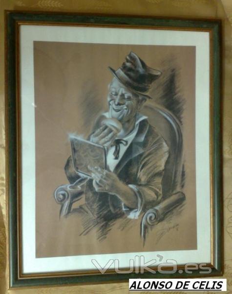  DIBUJO A CERAS.- FIRMADO .- DIUCKSON-96 