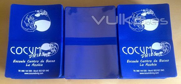 funda tarjetas pvc