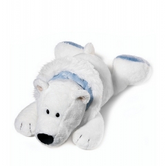 Nici oso polar blanco peluche estirado 20 en la llimona home