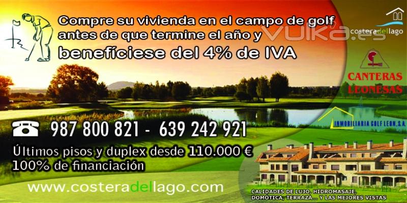 venta piso apartamento leon golf piedra