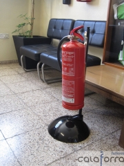 Soporte vertical de extintor