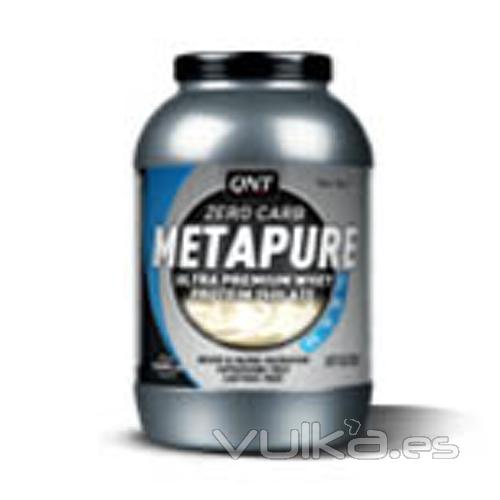 Metapure Zero Carb QNT, Proteína sin Hidratos de Carbono, sin Grasa, sin Azúcar y sin Lactosa 