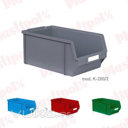 Caja de plástico con abertura frontal (ref. K-200/2)