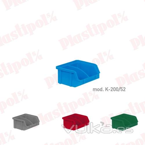Caja de plástico con abertura frontal (ref. K-200/52)