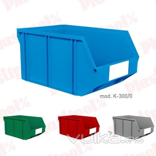 Caja de plástico con abertura frontal (ref. K-300/0)