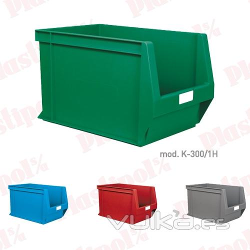 Caja de plástico con abertura frontal (ref. K-300/1H)