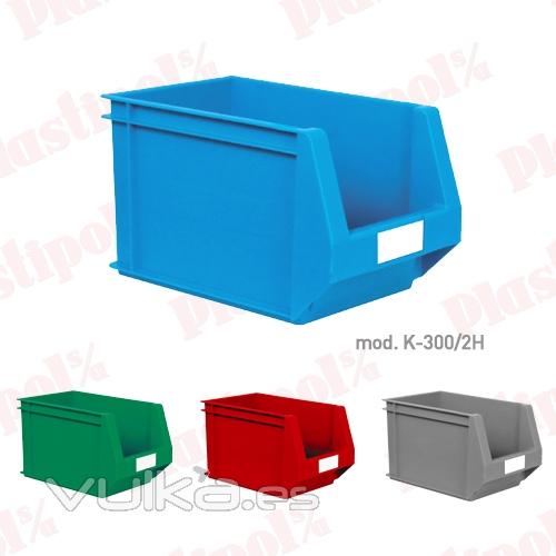 Caja de plástico con abertura frontal (ref. K-300/2H)