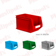 Caja de plastico con abertura frontal (ref k-300/3h)