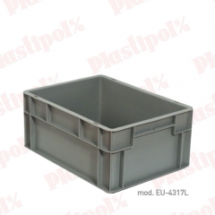 Caja de plastico apilable norma europa 400x300 (ref eu-4317l)