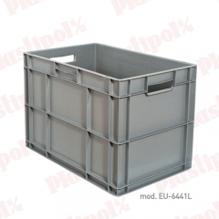 Caja de plastico apilable norma europa 600x400 (ref eu-6441l)