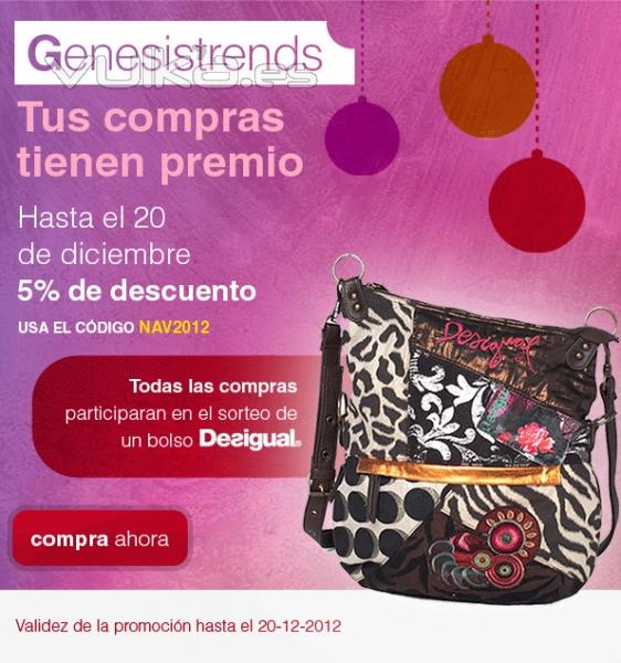 Sorteamos este bolso Desigual el 20 de diciembre entre todos nuestros suscritos en la web