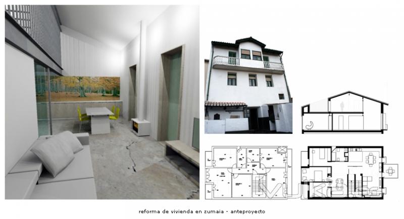 Reforma y ampliacin de vivienda en Zumaia