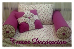 Conjunto de cojines y rulos