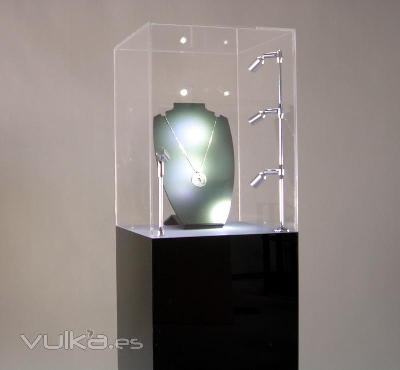 Vitrinas expositoras con iluminacin LED