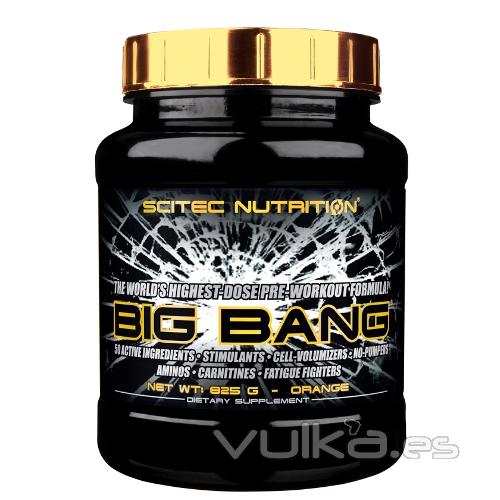 Big Bang SCITEC, Contiene la dosis ms alta de principios activos