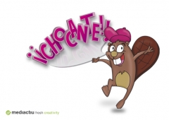 Creacion de mascota publicitaria para producto de confiteria ilustracion, diseno grafico