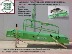 Cinta andadora de starkerhund, entrena en subida y bajada