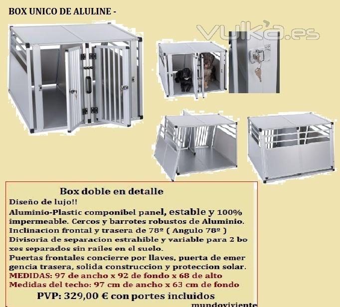 Bos de JLS Aluline, box en formato unico