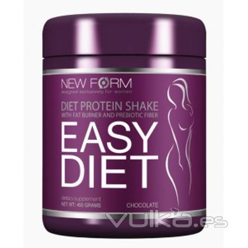 Easy Diet NEW FORM, Es una protena con quemadores de grasa y fibra prebitica