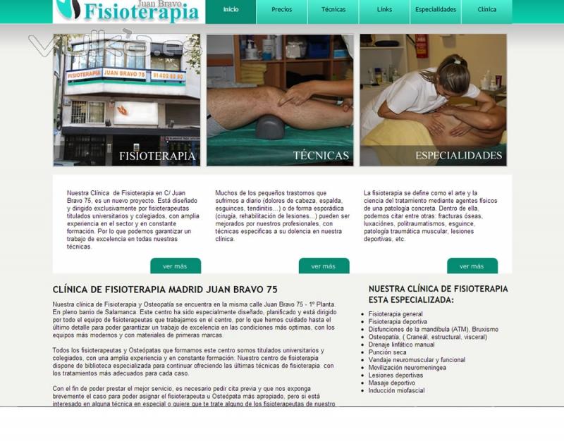 Clnica Fisioterapia Madrid Juan Bravo 75