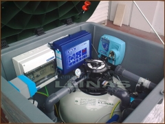 Interior caseta depuradora ramses