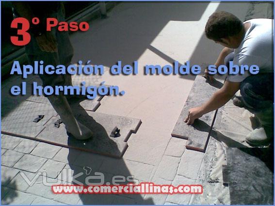 Como aplicar el hormigón impreso