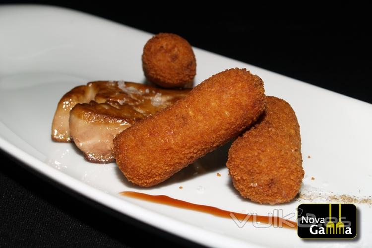 CROQUETAS DE FOIE MICUIT. PLATOS PRECOCINADOS DE ALTA GAMA