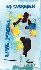 Toalla padel personalizada