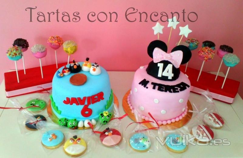 En Tartas con Encanto diseamos tartas,galletas,cupcakes y cake pops decoradas.