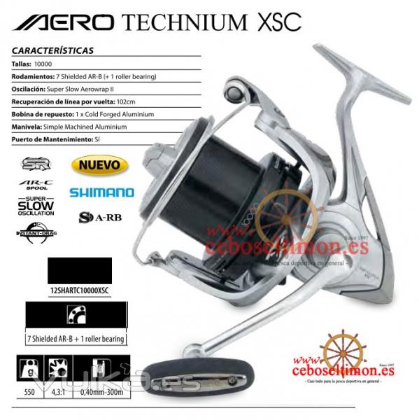 www.ceboseltimon.es - Carrete Shimano Aero Technium XSC