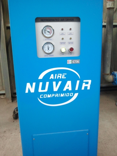 Secador frigorífico Nuvair DHR-2800 Capaz de refrigerar un caudal de 2800 mts cúbicos/hora