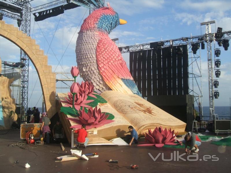 Decoraciones de escenarios - Carnaval Tenerife