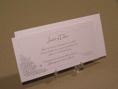 Ref 5435 - invitaciones de boda sencillas y elegantes