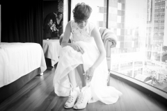 Fotografia de boda detalle de novia
