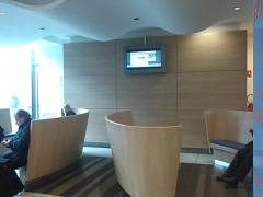 Paneles de madera en hotel
