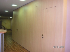 Paneles de madera oficina