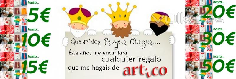Tus Regalos de Reyes, en ARTICO.  7EUR PORTES y ENTREGA EN 24HRS.