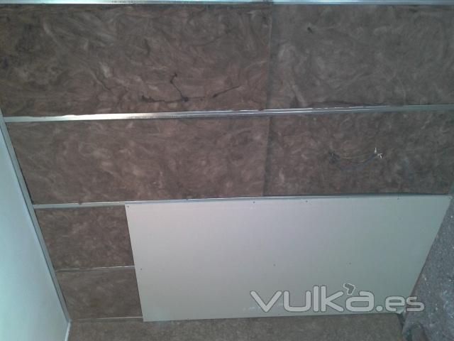 Colocacion de placas de yeso laminado