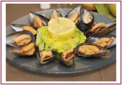 Ración mejillones al vapor