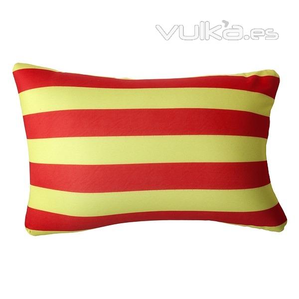 Cojin antiestres catalunya senyera rectangular 35 en La Llimona home