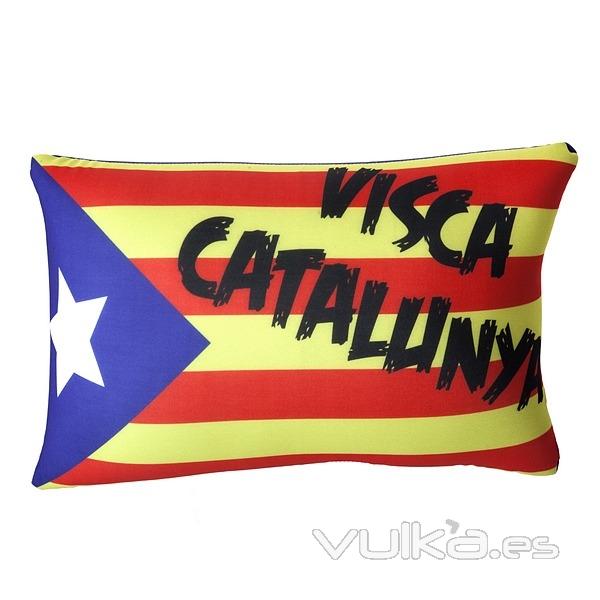 Cojin antiestres catalunya barça y estelada rectangular 35 en La Llimona home (1)