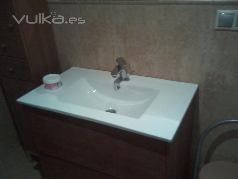 Reforma de bao en Alicante - Mueble de lavabo