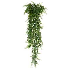 Plantas colgantes artificiales. planta artificial colgante baker fern verde en la llimona home