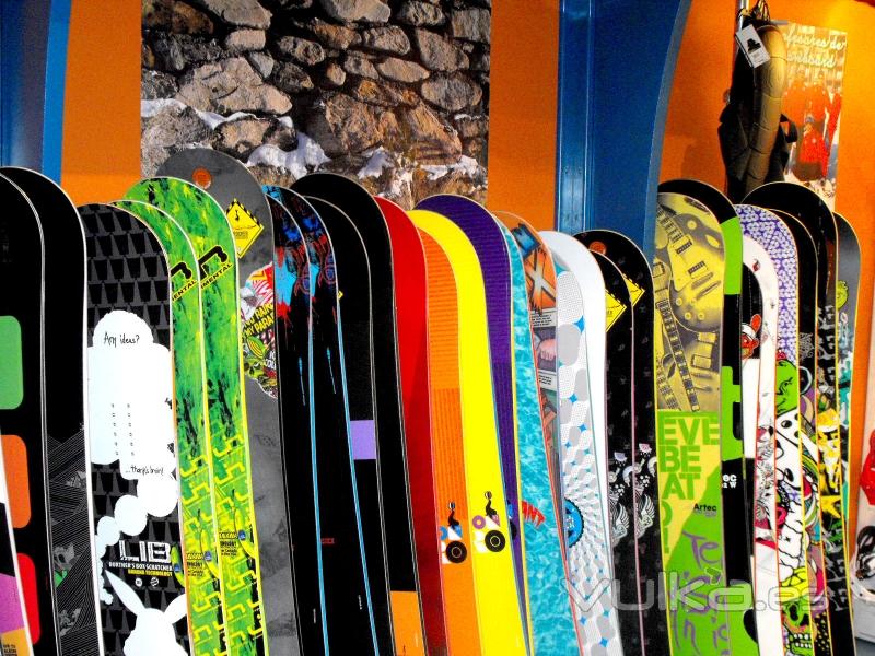 Las mejores tablas de snow.