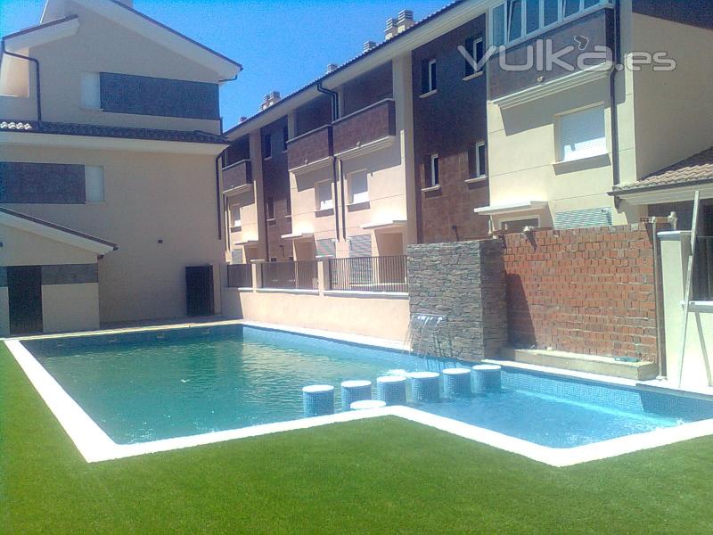 Piscina comunitaria en Plasencia