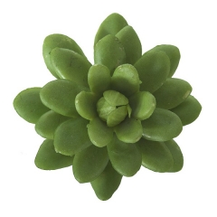 Plantas artificiales. planta mini echeveria pulindonis artificial verde 10 en la llimona home (2)