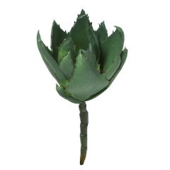 Plantas artificiales planta mini crasa aloe artificial verde oscuro 14 en la llimona home (1)