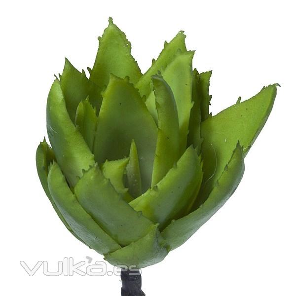 Plantas artificiales. Planta mini crasa aloe artificial verde 14 en La Llimona home