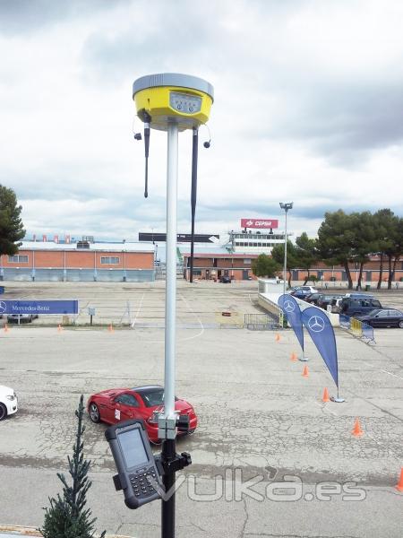 Topografía en el circuito del Jarama con GEOMAX